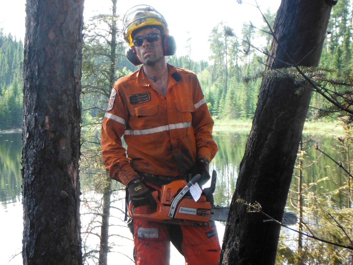 Ontario firefighter Adam Knauff alleges his human rights were violated when he was not provided sufficient vegan food while battling a massive blaze in British Columbia.