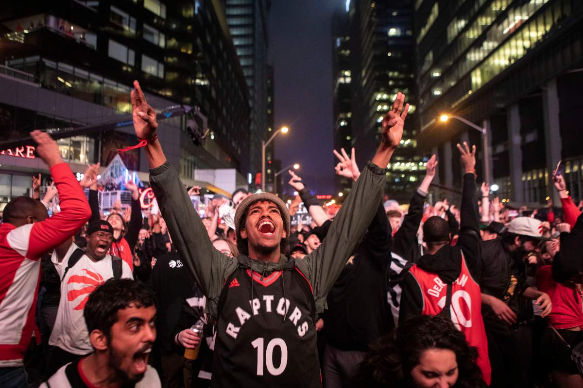 Raptors president says the support has been unbelievable.