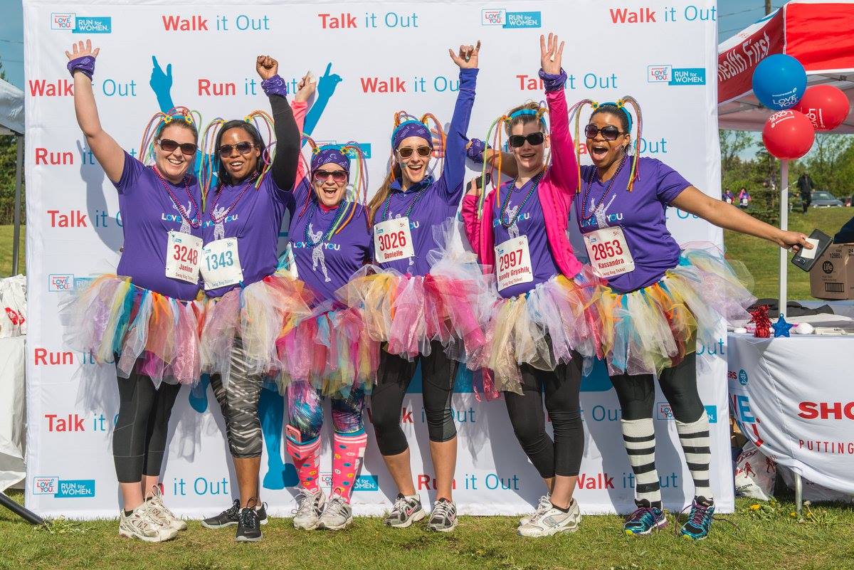 The Shoppers Love. You Edmonton Run for Women supports the Lois Hole Hospital for Women.