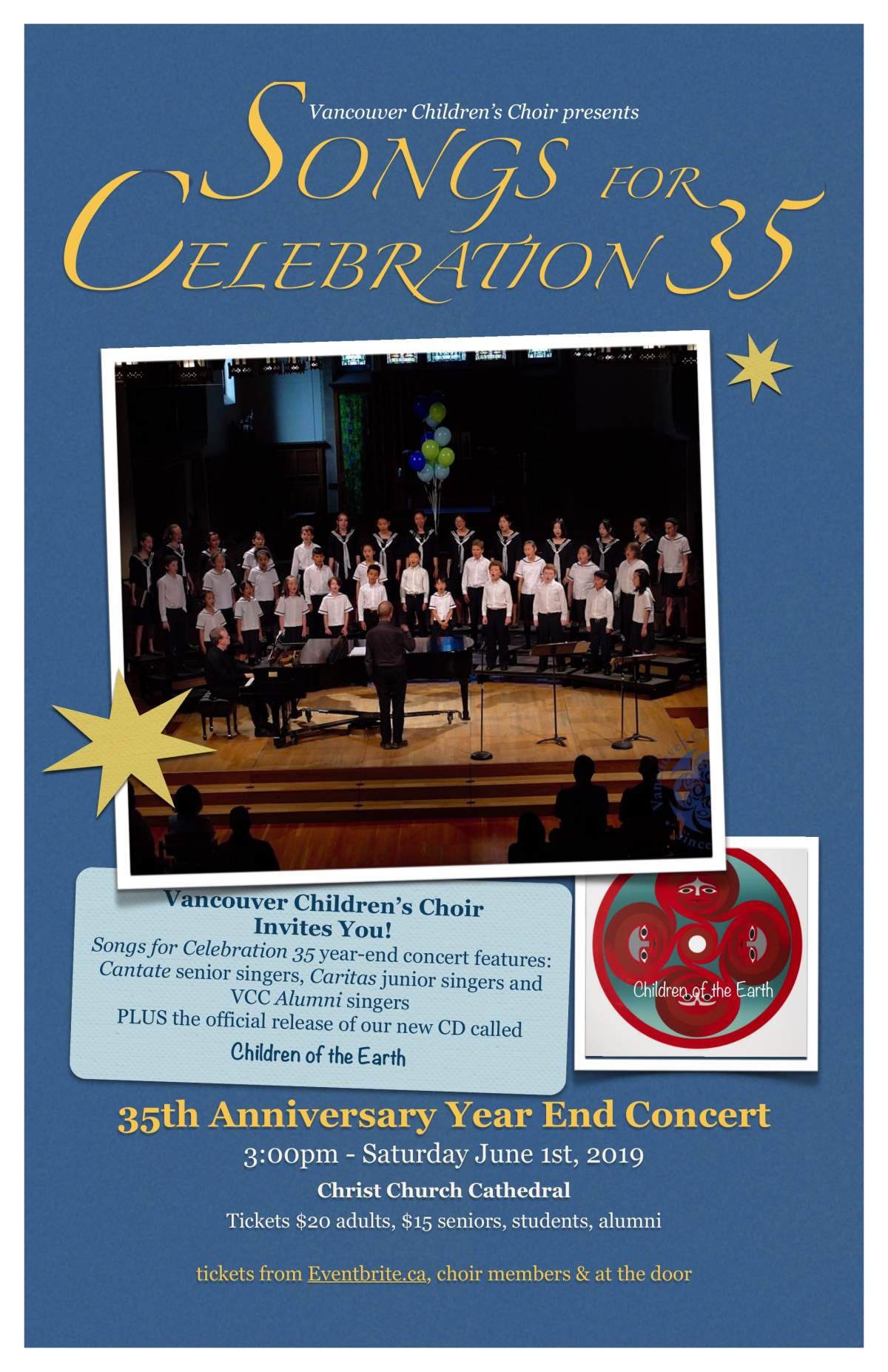 Vancouver Children’s Choir Presents: Songs of Celebration 35 - image