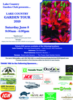 Lake Country GARDEN TOUR 2019 - image