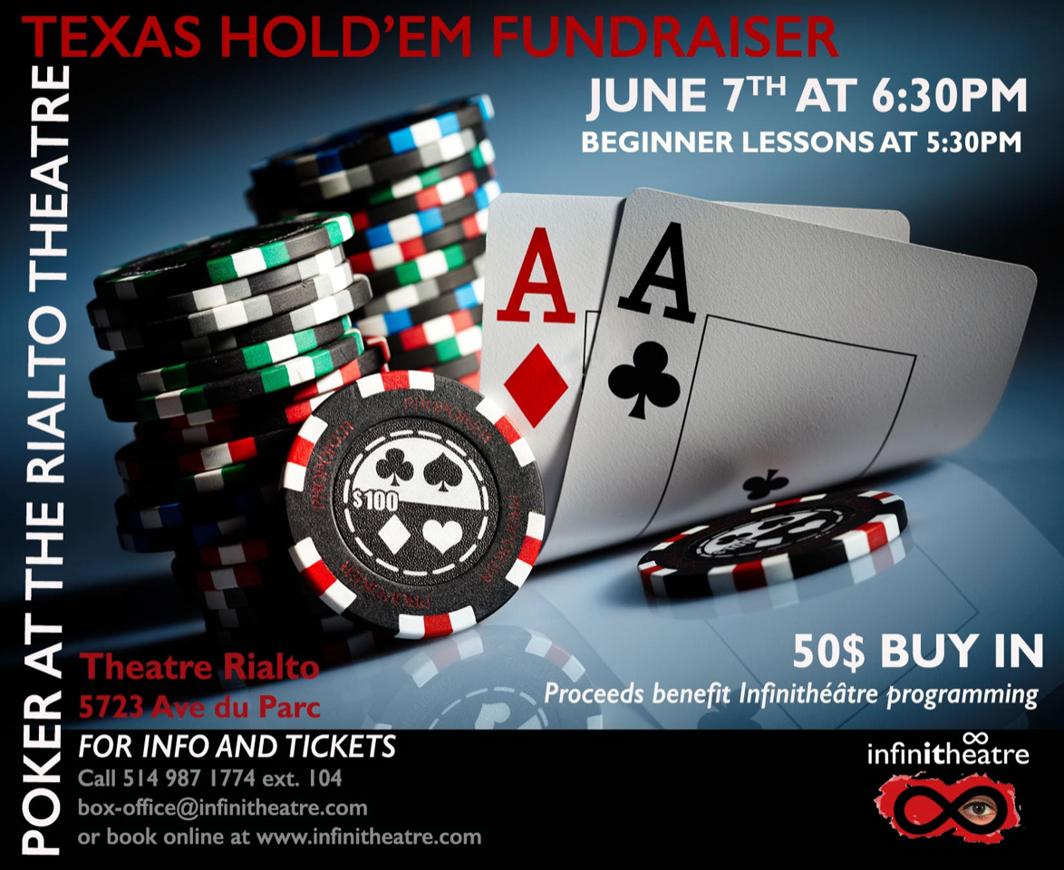 Infinithéâtre’s 5th annual Texas Hold’em Poker Fundraiser - image