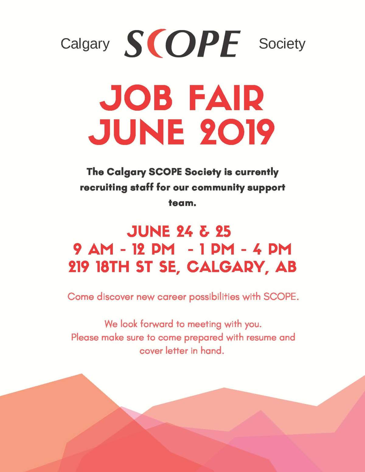 Calgary Scope Society Job Fair - image