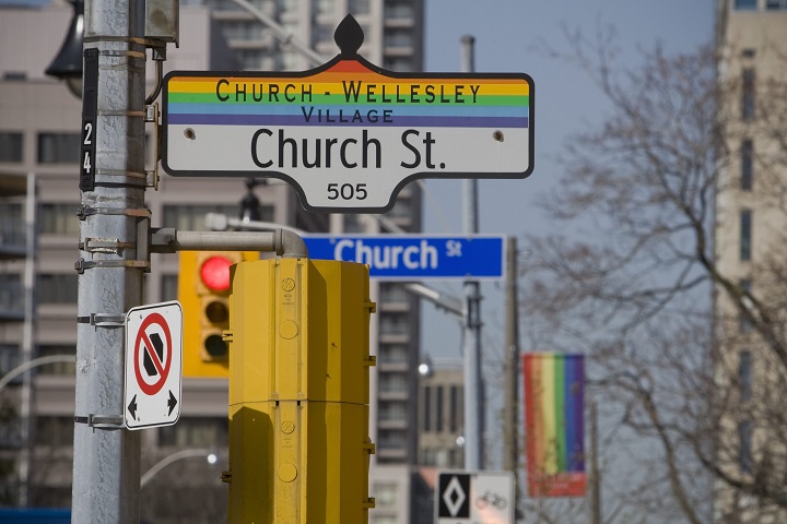 Toronto police say an altercation broke out at Toronto's village after a man was making derogatory comments in the area. Police are investigating the incident.