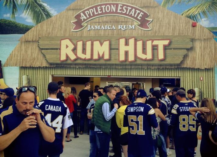 The Rum Hut at IG Field.
