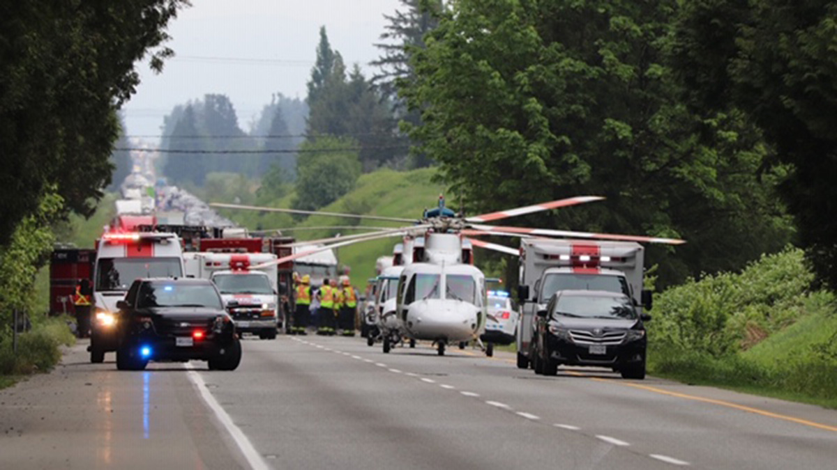 Hwy. 1 Shut Down For Hours After Single-vehicle Crash Near Abbotsford ...