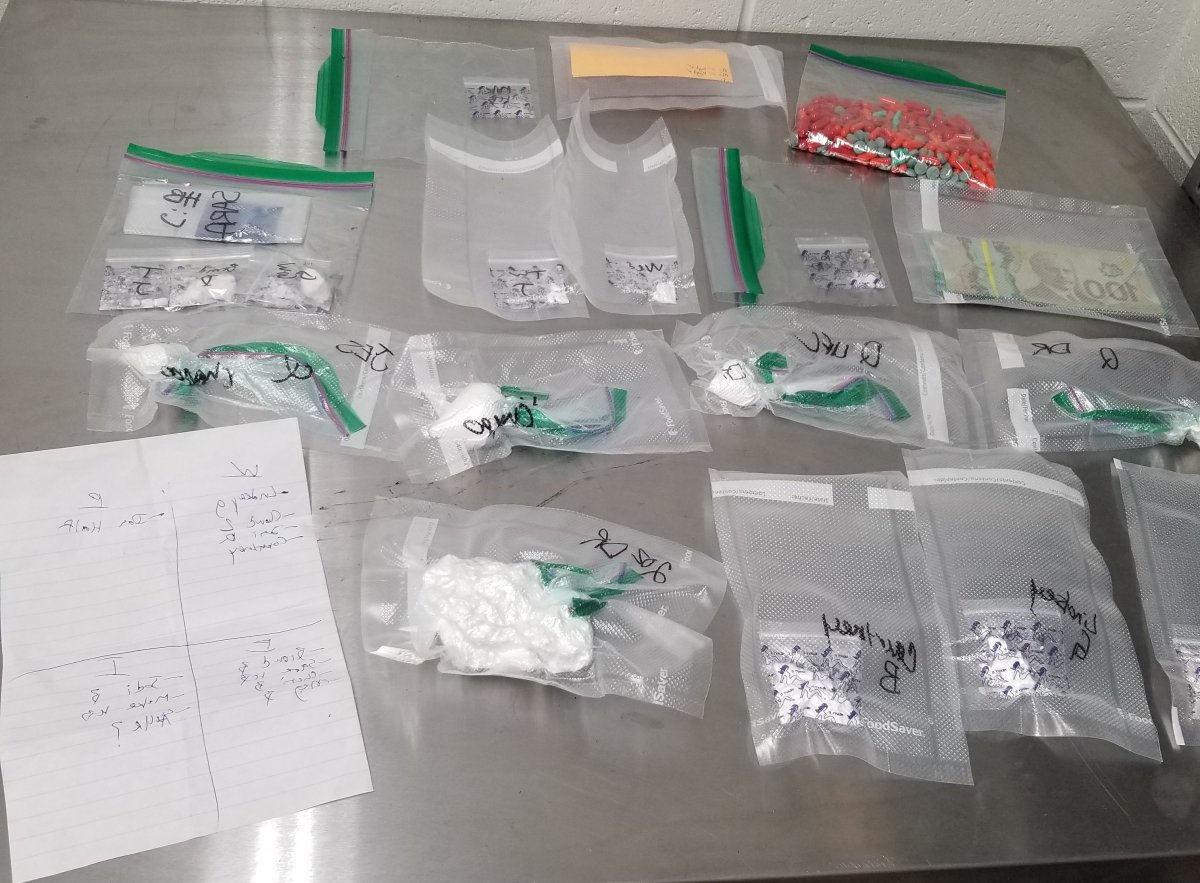 Northumberland OPP seized a variety of drugs including fentanyl, meth, oyxcontin following searches of rural areas in Alnwick-Haldimand Township.