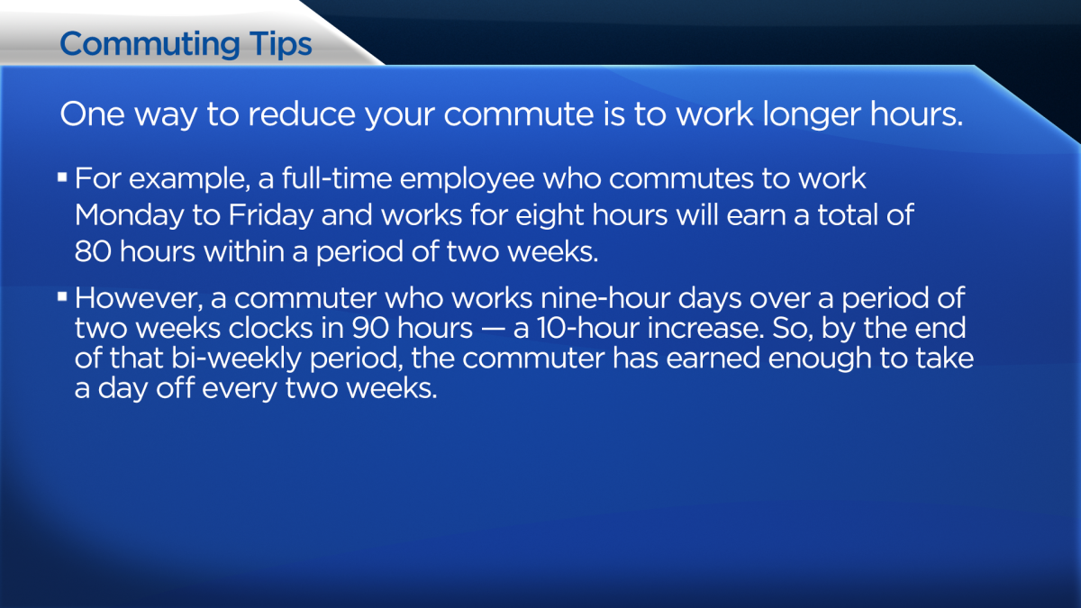 How working longer hours can give you a day off every two weeks