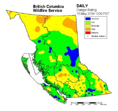 B.C. Wildfire Service: It may be a wet long weekend, but be fire smart ...