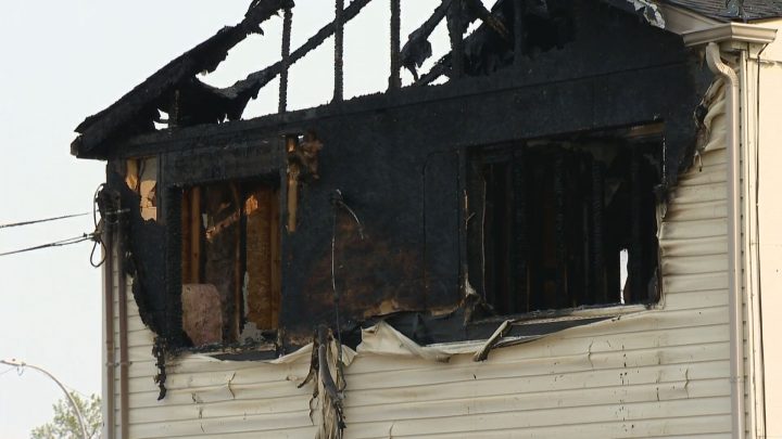 A fire broke out at a Beiseker building on Tuesday.