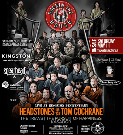 The United Way brings the first-ever public concert to Kingston Pen - image