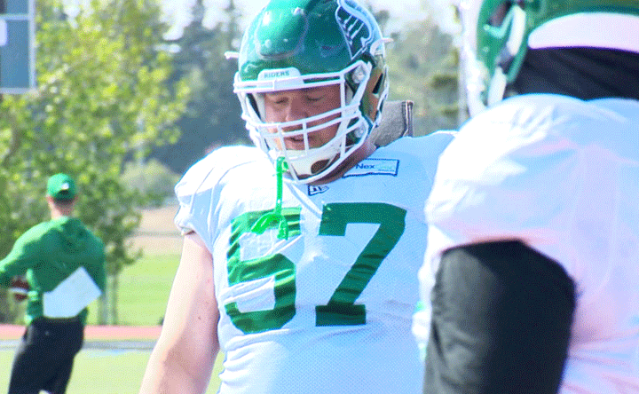Brendon LaBatte is expected to take starters reps when the Saskatchewan Roughriders open their pre-season schedule Friday in Calgary against the Stampeders.