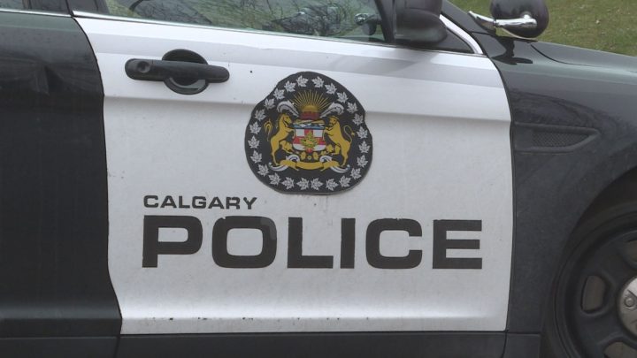 Calgary Police Service vehicle.