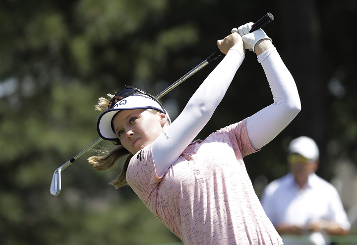 Brooke Henderson, seen here during the Pure Silk Championship in Williamsburg, Va., last Sunday, is one of four Canadians taking part in this week’s U.S. Women’s Open.