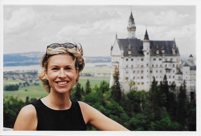 Christine Crosbie on one of her many trips she took over her lifetime.