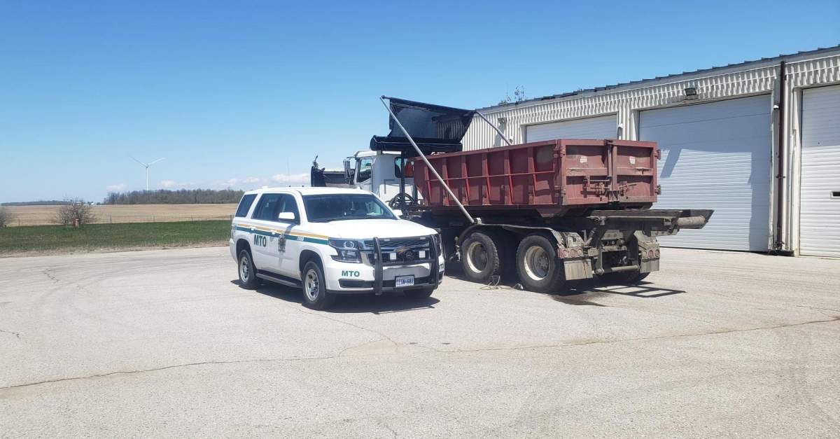 Police and MTO officials took 13 vehicles off the road during a single-day blitz. 