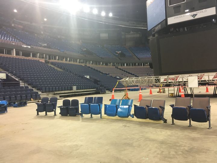 The old seats from the Coliseum are for sale for $230 a pair.