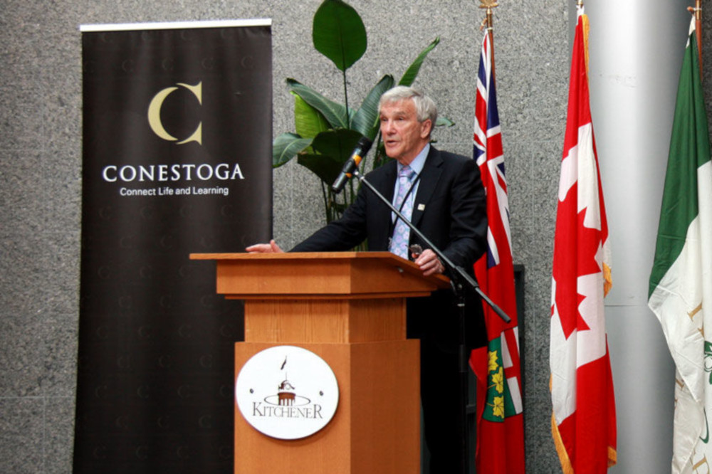 Conestoga College  President John Tibbits.
