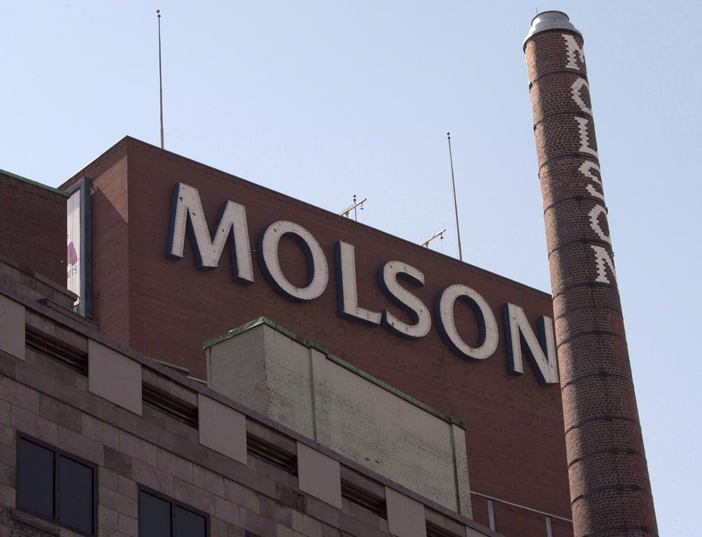 The Molson Coors brewery is seen Wednesday, June 3, 2015 in Montreal.