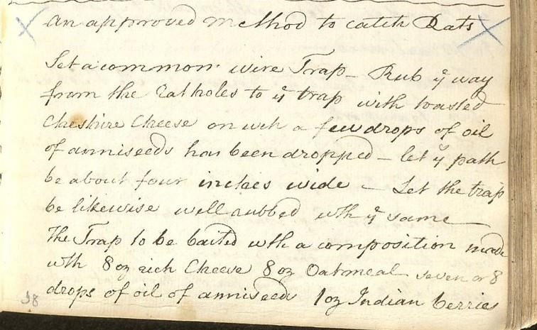 A method for catching rats is shown in a handout from the University of New Brunswick. A new collection of recipes is offering an insight into early life in the Maritimes, including advice for making your own medicine, desserts, and even how to catch a rat.