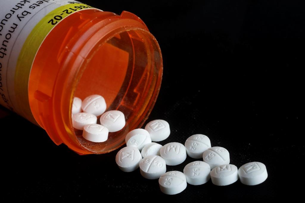 File photo of prescription oxycodone pills.