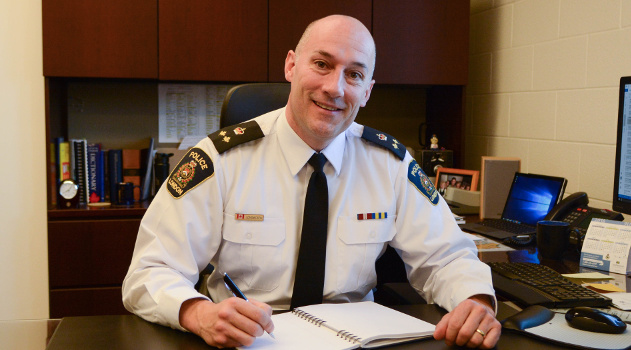 Daryl Longworth, a near 30-year police veteran, was named Woodstock's new police chief.