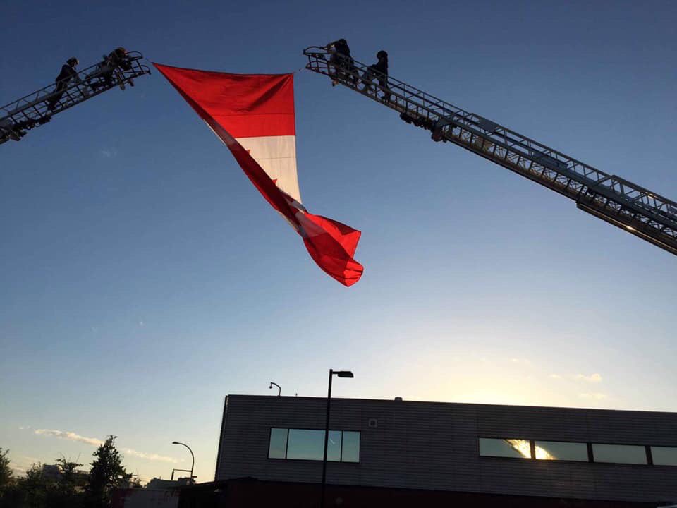 Vancouver firefighters prepare for Acting Lt. Ron Renville's line-of-duty funeral service. 