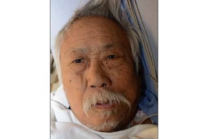 Found man unable to give name or address.  