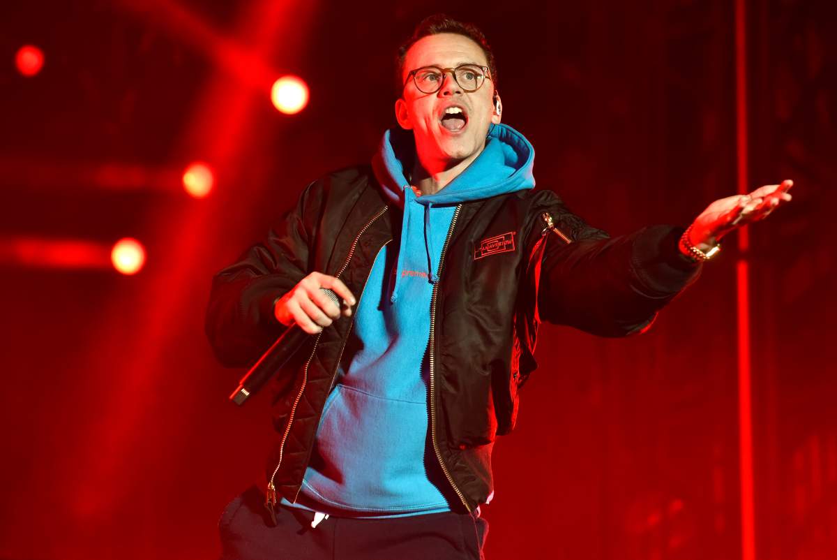 Logic performs during the 2019 AT&T Playoff Playlist Live at Discovery Meadow Park on Jan. 5, 2019 in San Jose, Calif.
