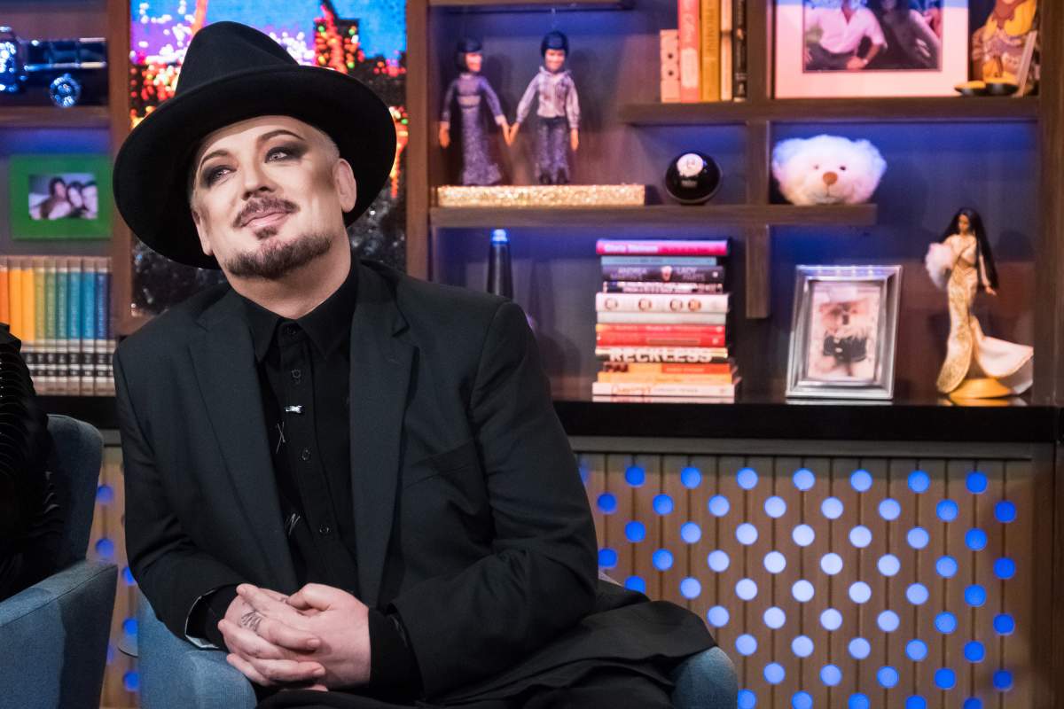 Boy George on ‘Watch What Happens Live’ with Andy Cohen.