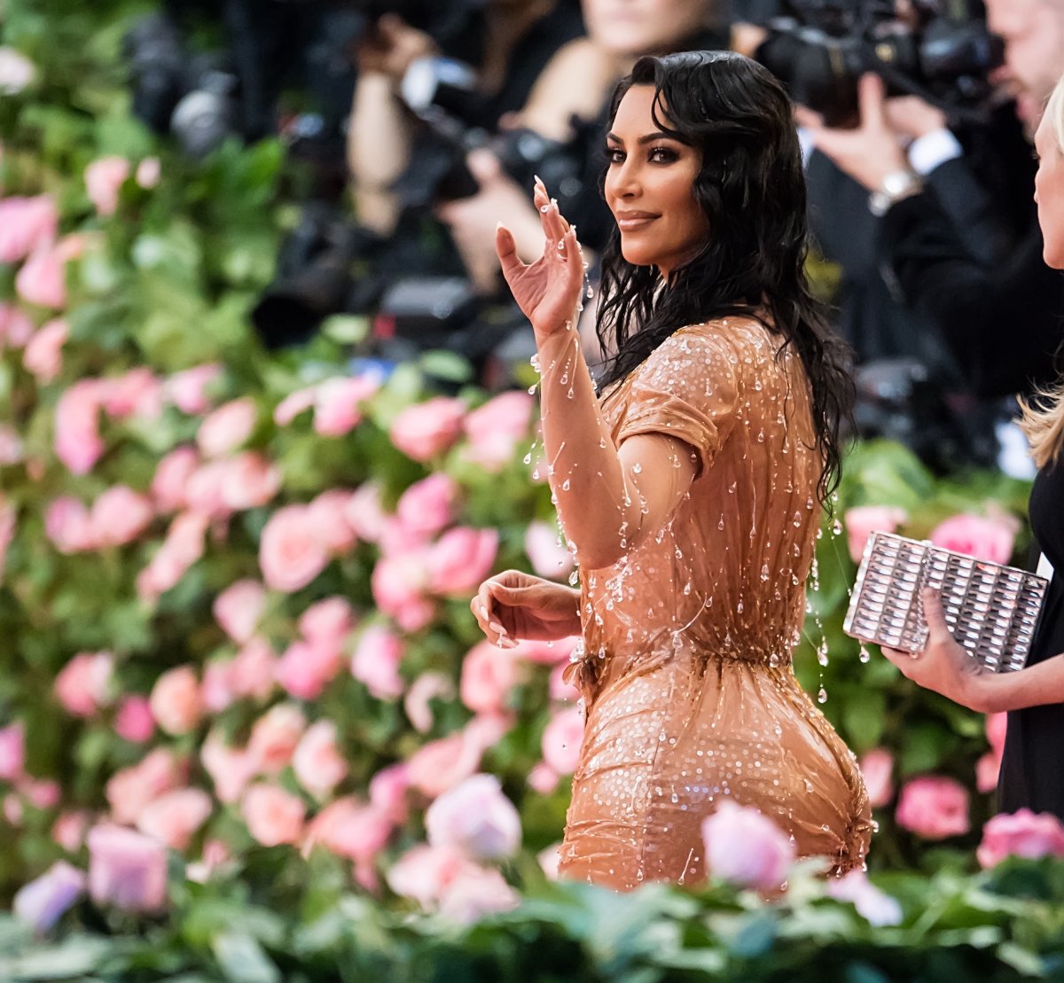 Kim Kardashian is seen arriving to the 2019 Met Gala Celebrating Camp: Notes on Fashion at the Metropolitan Museum of Art on May 6, 2019 in New York City.