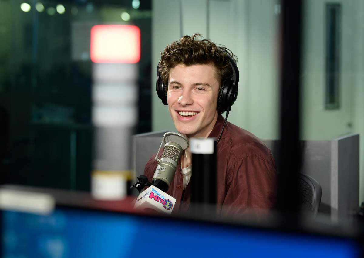Shawn Mendes visits SiriusXM Hits 1 at the SiriusXM Studios on May 2, 2019 in New York City.