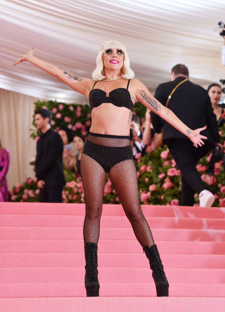 Lady Gaga wore four outfits to the Met Gala, stripping each outfit off to  reveal the next before ending with a risque lingerie