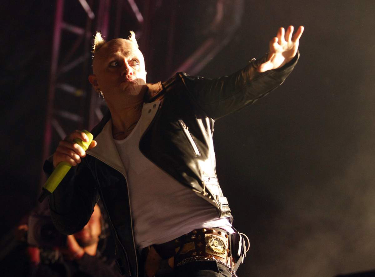 Keith Flint of The Prodigy performs at the Warrior Festival in Belgrade on Sept. 15, 2012 in Belgrade, Serbia.