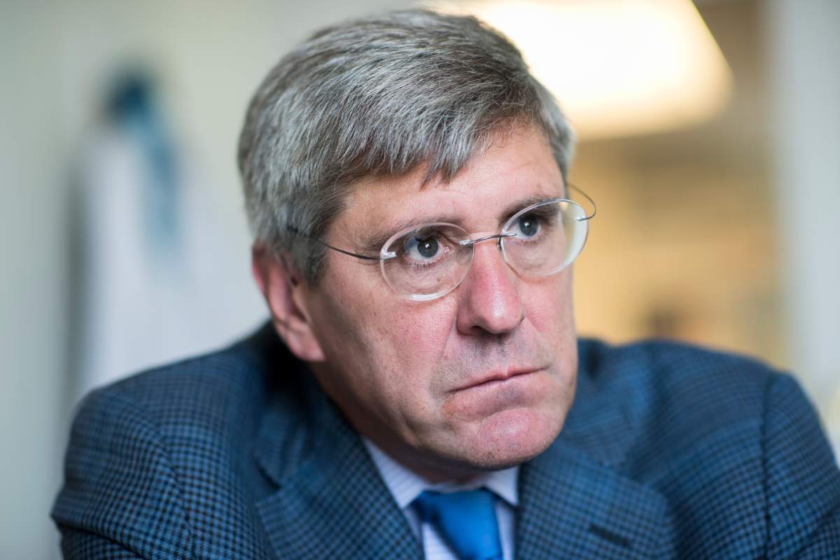 Stephen Moore of The Heritage Foundation is interviewed by CQ in his Washington office, August 31, 2016.