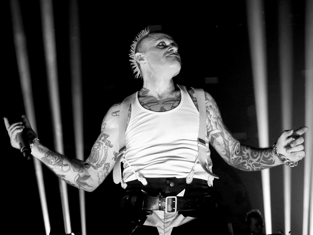 Keith Flint of The Prodigy performs live on stage at O2 Academy Brixton on Dec. 21, 2017 in London, England.
