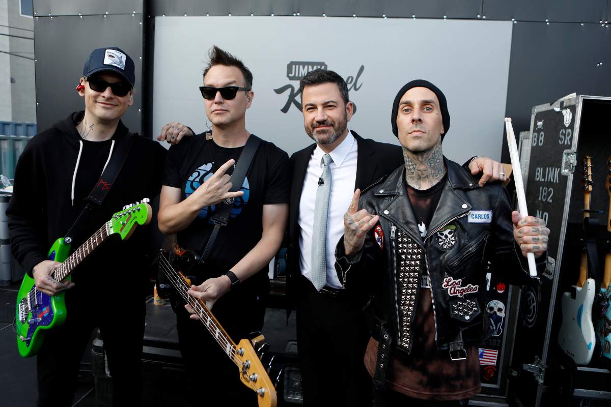 ‘Jimmy Kimmel Live!’ musical guest Blink-182.