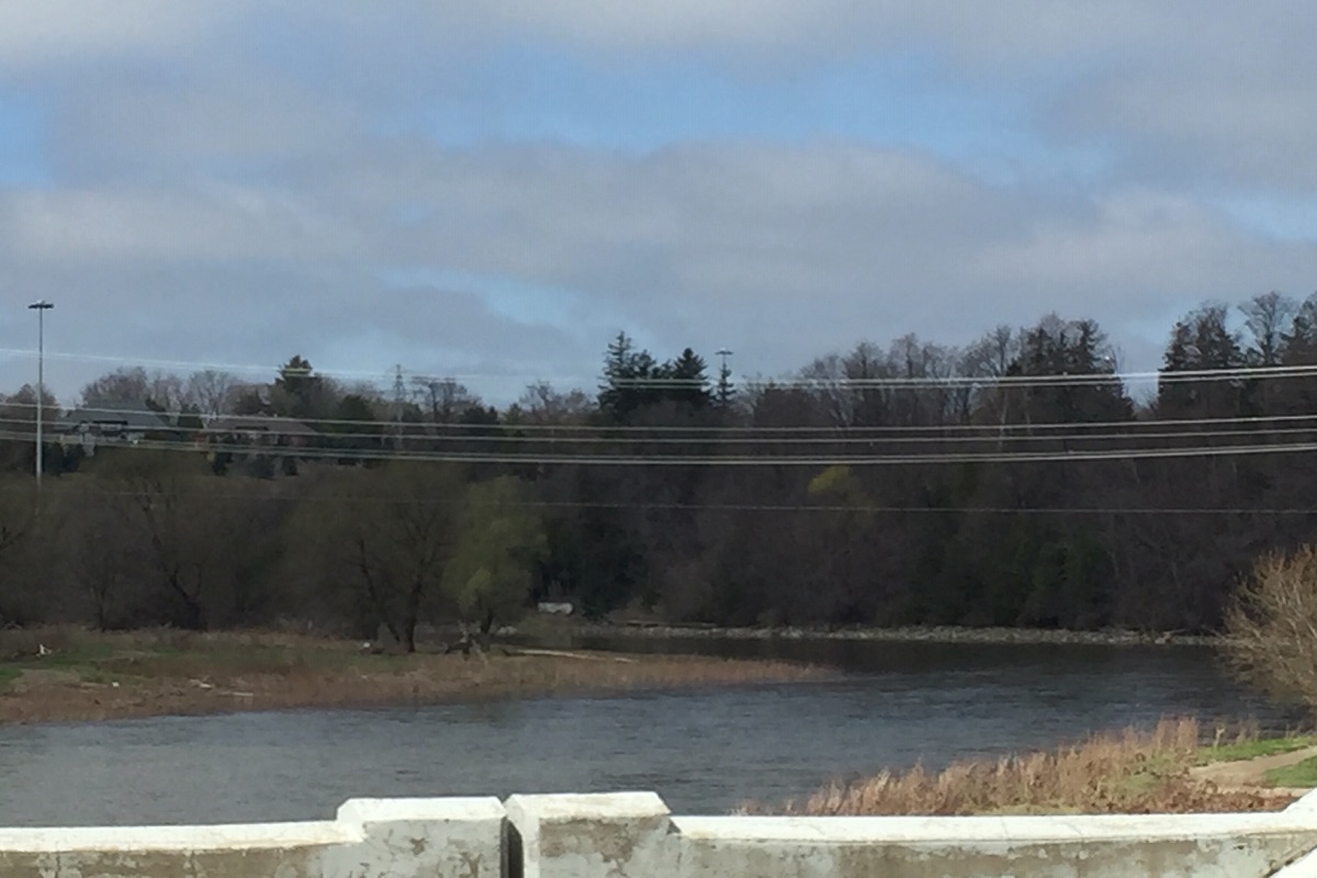 The Grand River in Kitchener, Ont.