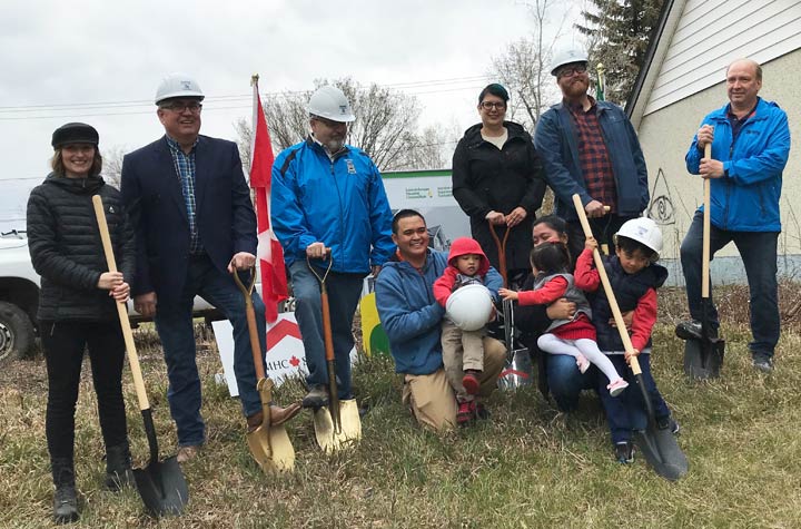 A built through a partnership between Habitat for Humanity and CORCAN will help a Prince Albert, Sask. family achieve homeownership.