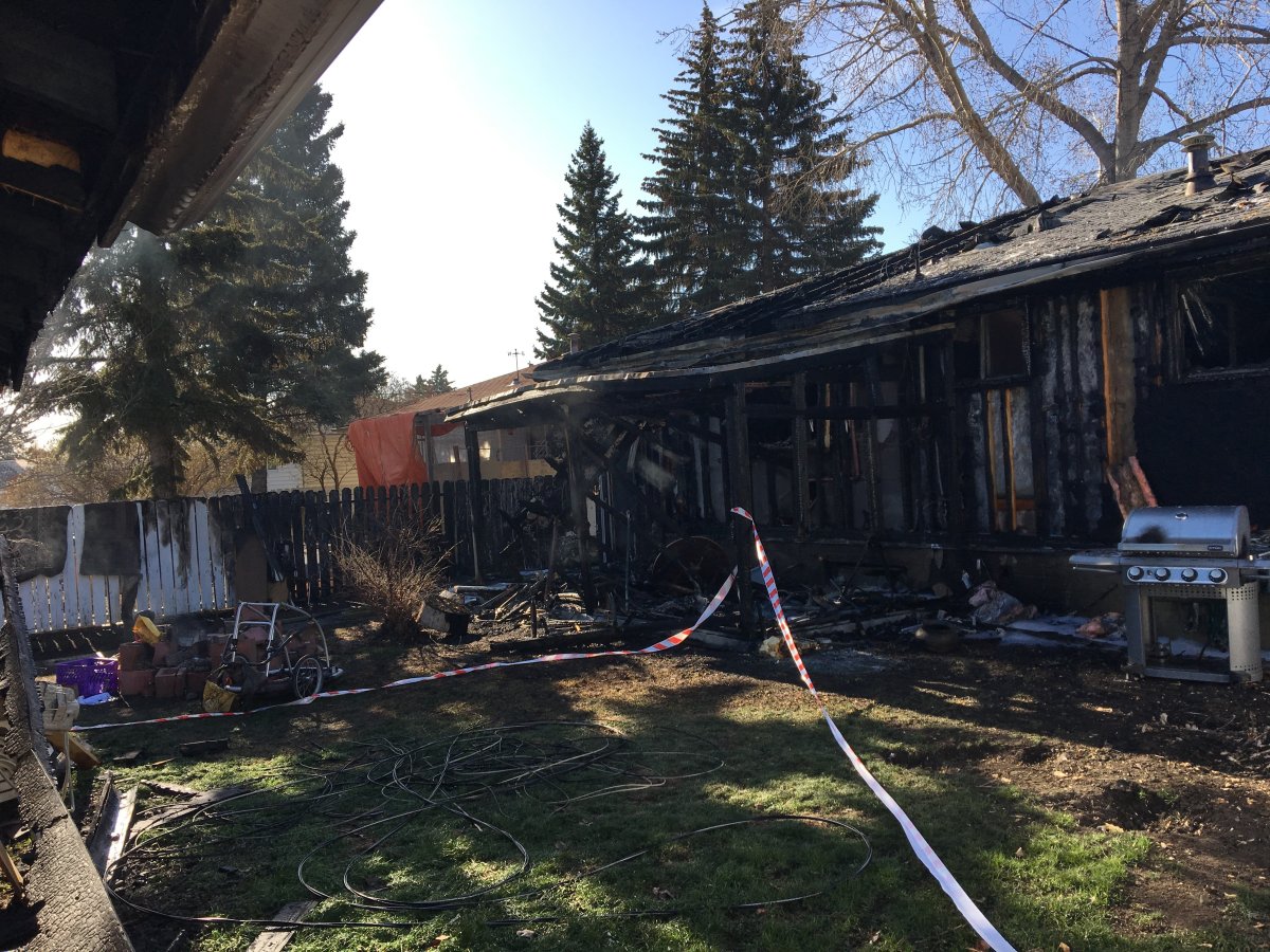 Fire crews were called to the area shortly after 6 a.m. Saturday morning. 