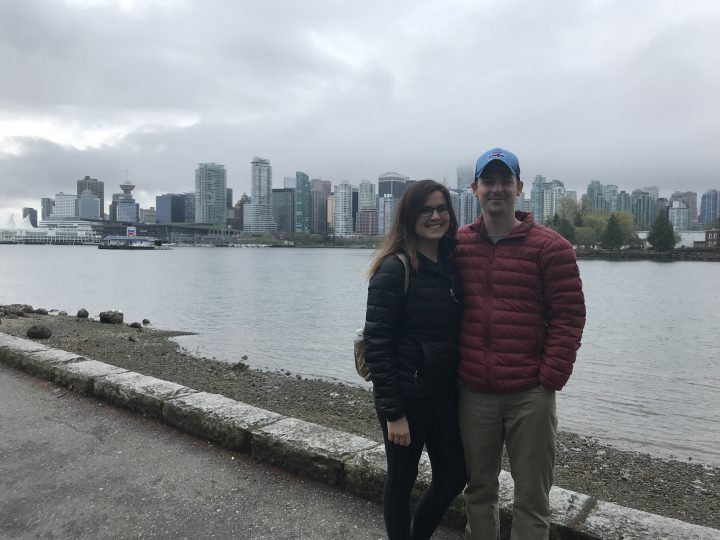 Karyn Wofford and her husband.