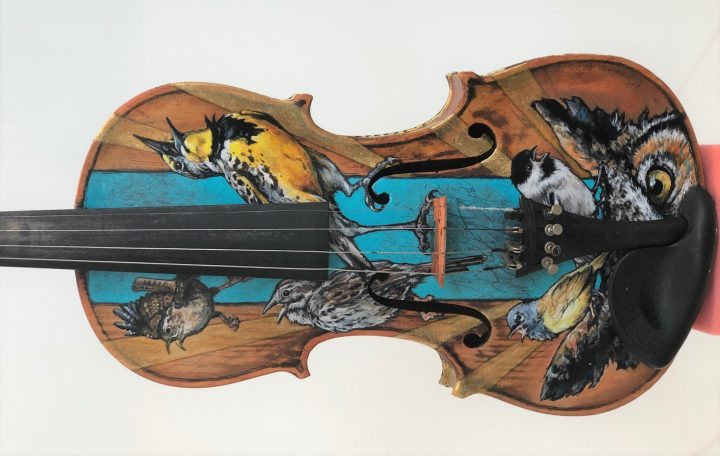 Karen Tamminga-Paton's piece featured birds.