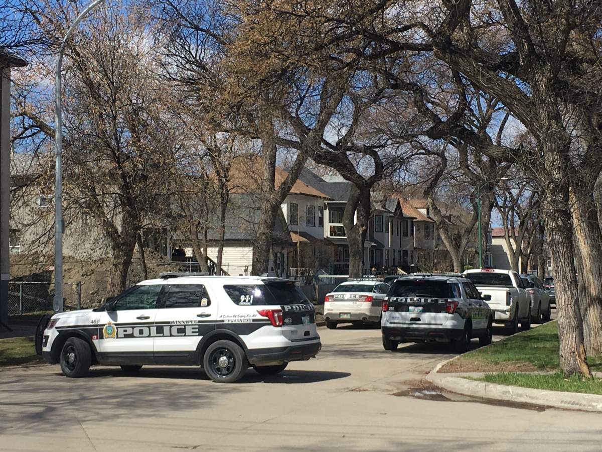 Police on scene at College Ave.