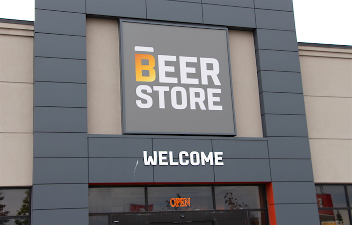 A Beer Store location in Ontario.