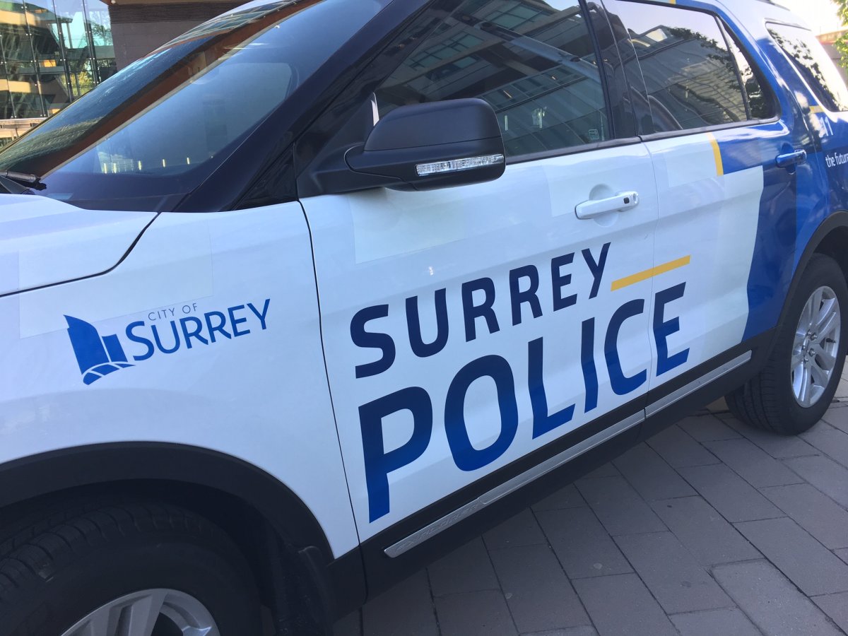 The city unveiled what a Surrey police cruiser might look like.