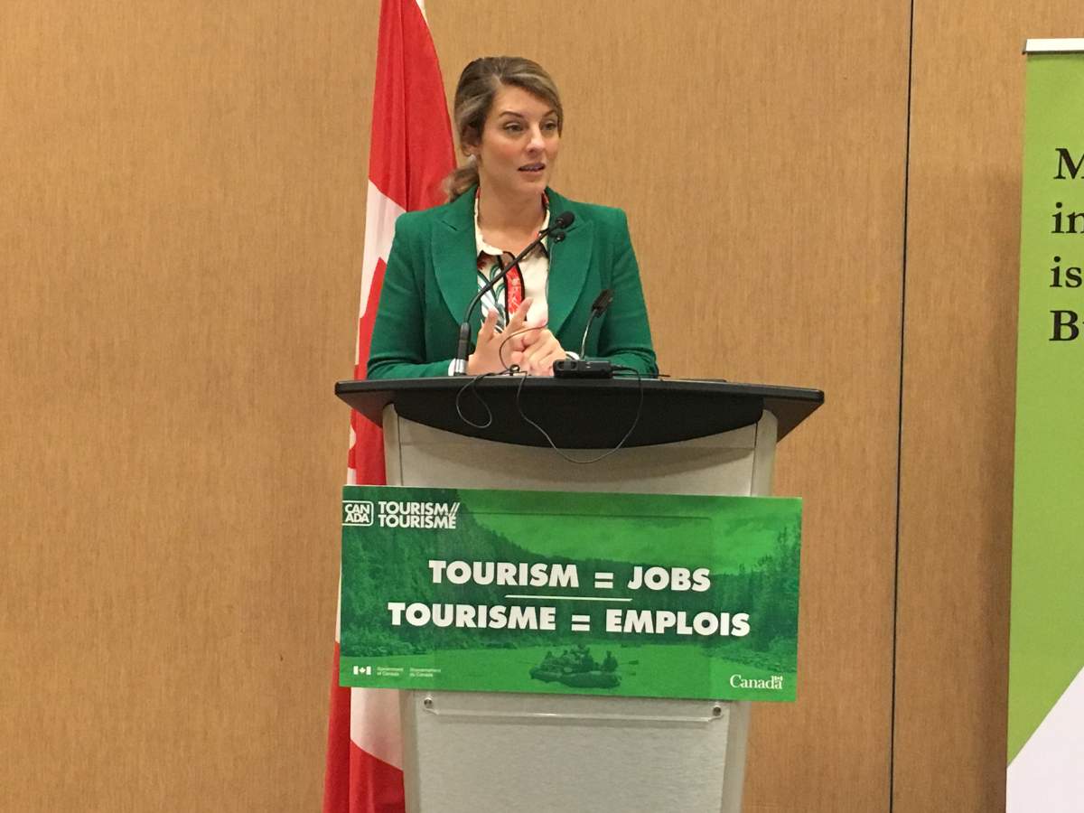 Federal tourism minister Mélanie Joly spoke with tourism operators at a Penticton Chamber of Commerce luncheon on Thursday, May 23. 