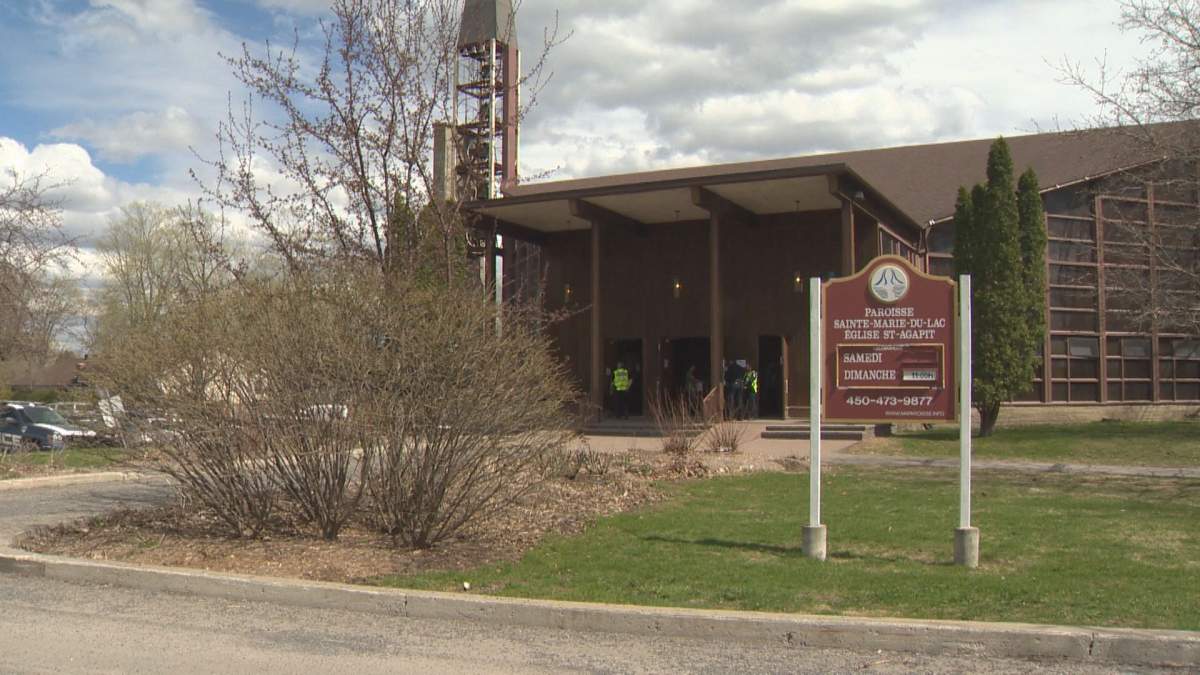 Information sessions are taking place at the in Deux-Montagne's Eglise Sainte-Agapit. Tuesday May 07, 2019. 