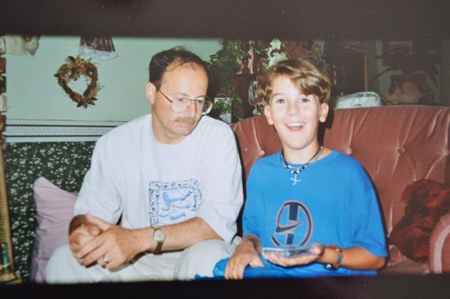 Jason with his Father.