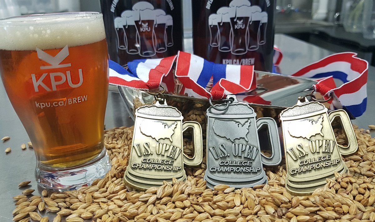 KPU's two gold and one silver medal that drove the school to first-place overall in the  U.S. Open College Beer Championship.