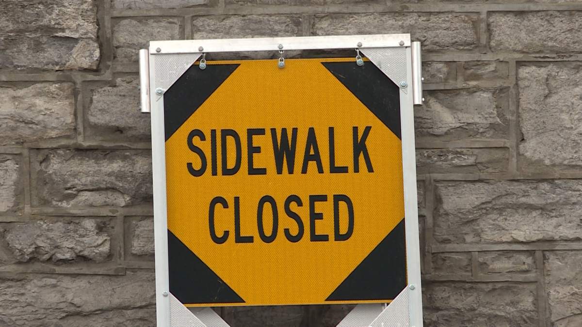 The Department of National Defence will be installing walkway to allow pedestrians to get from Tragically Hip Way to the east side of the La Salle Causeway while repairs take place on a crumbling wall at Fort Frontenac.